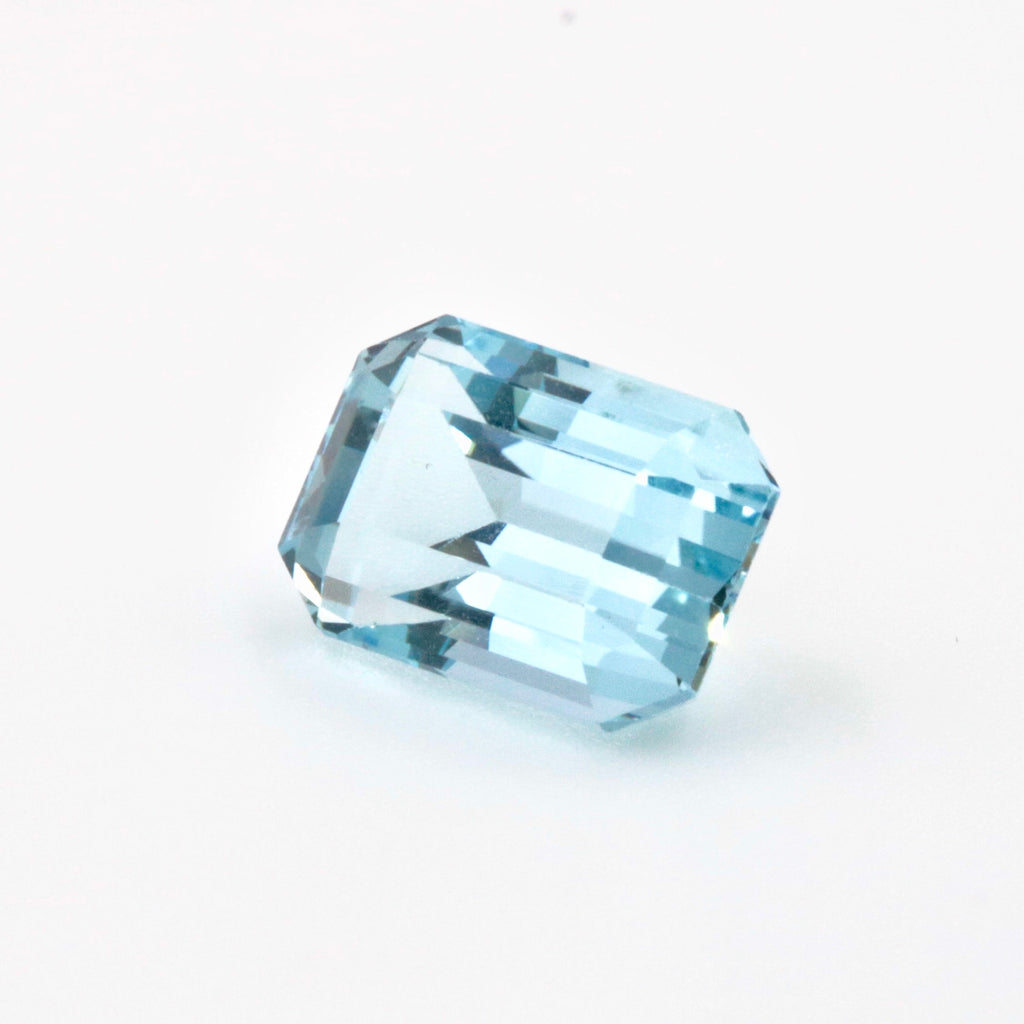 Aquamarine Emerald Cut 11x7mm 4.40ct-Aquamarine-Planet Gemstones