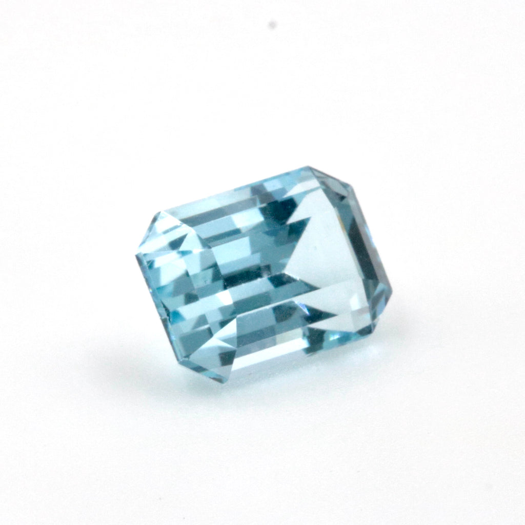 Aquamarine Emerald Cut 11x7mm 4.40ct-Aquamarine-Planet Gemstones