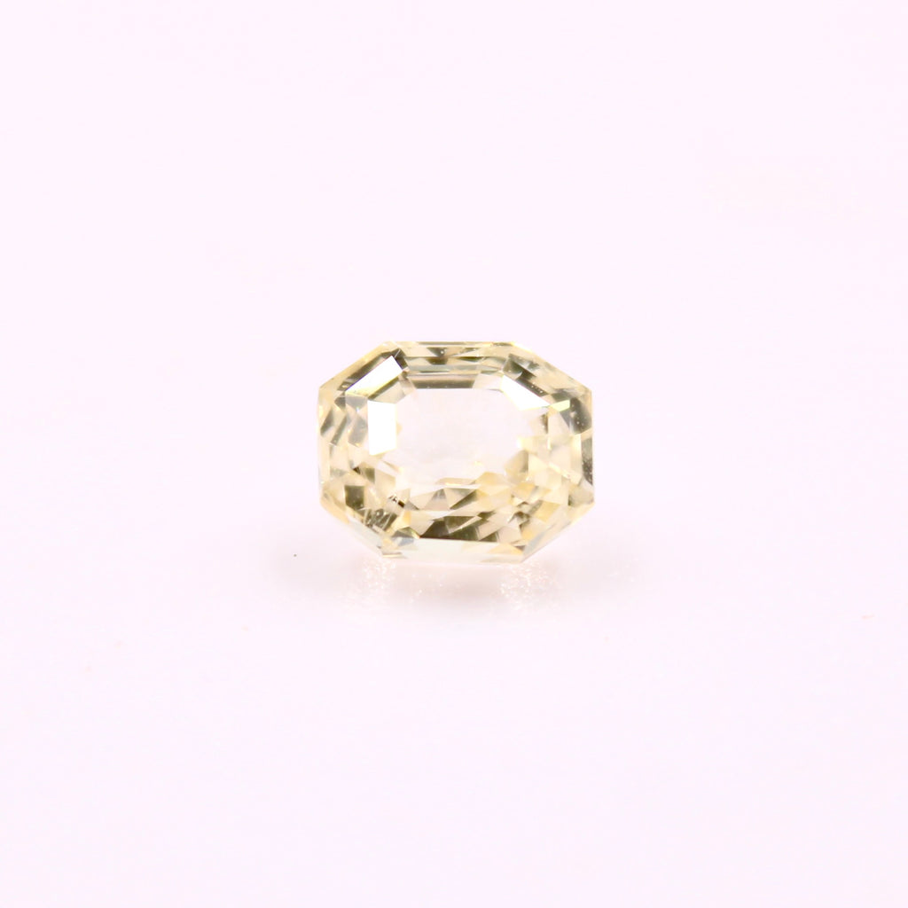 Natural Yellow Sapphire Asscher 2.80ct-Sapphire-Planet Gemstones