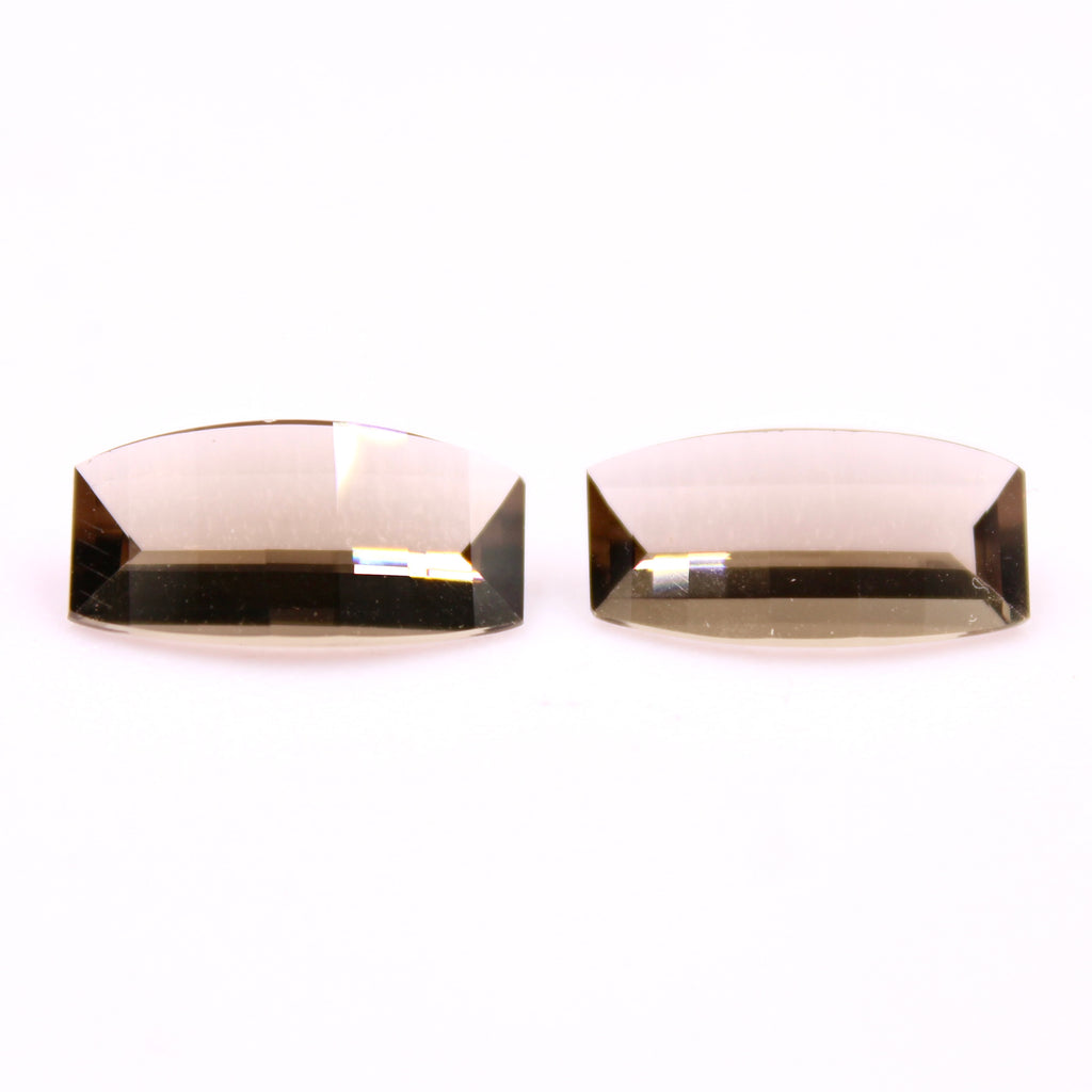 Smoky Quartz Pair-smoky quartz-Planet Gemstones