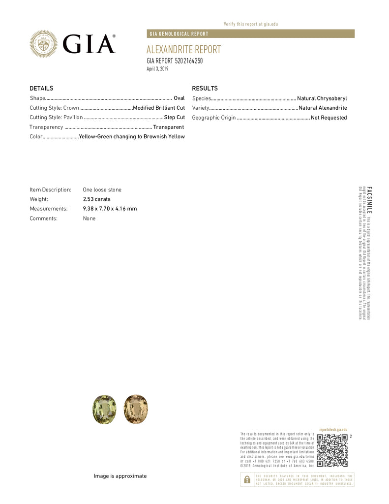 GIA certified 3.16 ct Alexandrite and diamond ring 14k multi tone cocktail ring-Planet Gemstones