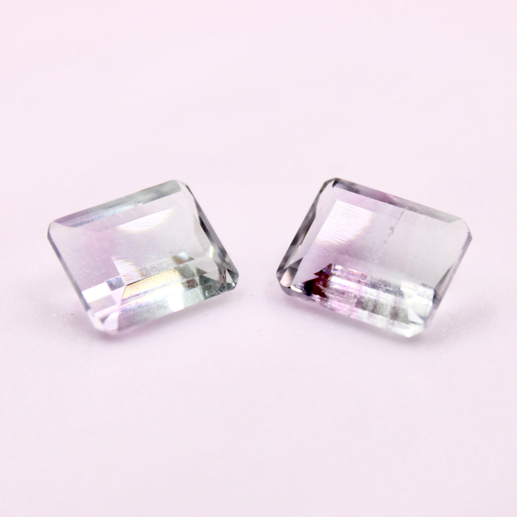 Fluorite Pair 11x9mm 9.65cts-Fluorite-Planet Gemstones