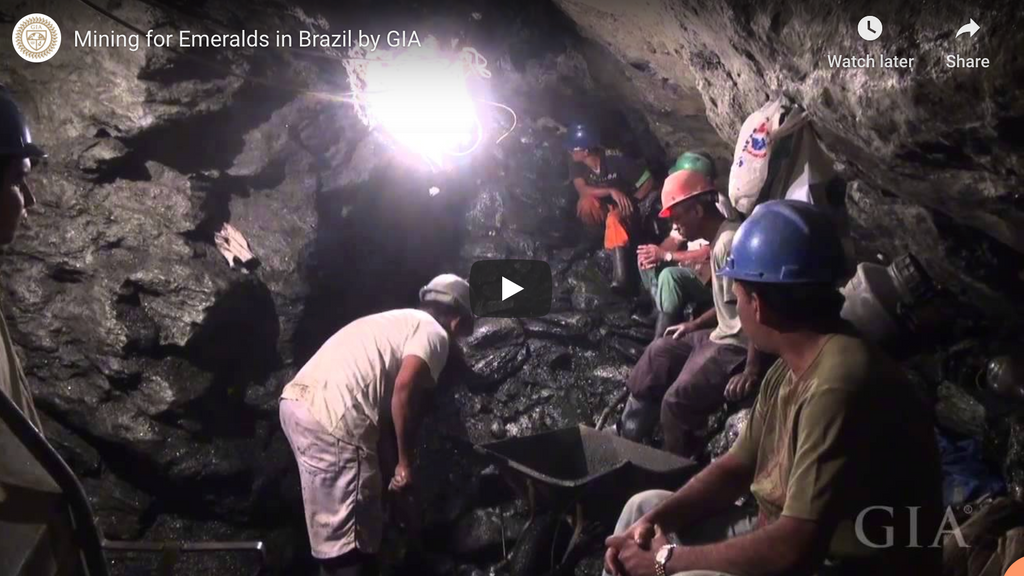 Emerald mines from Brazil By GIA
