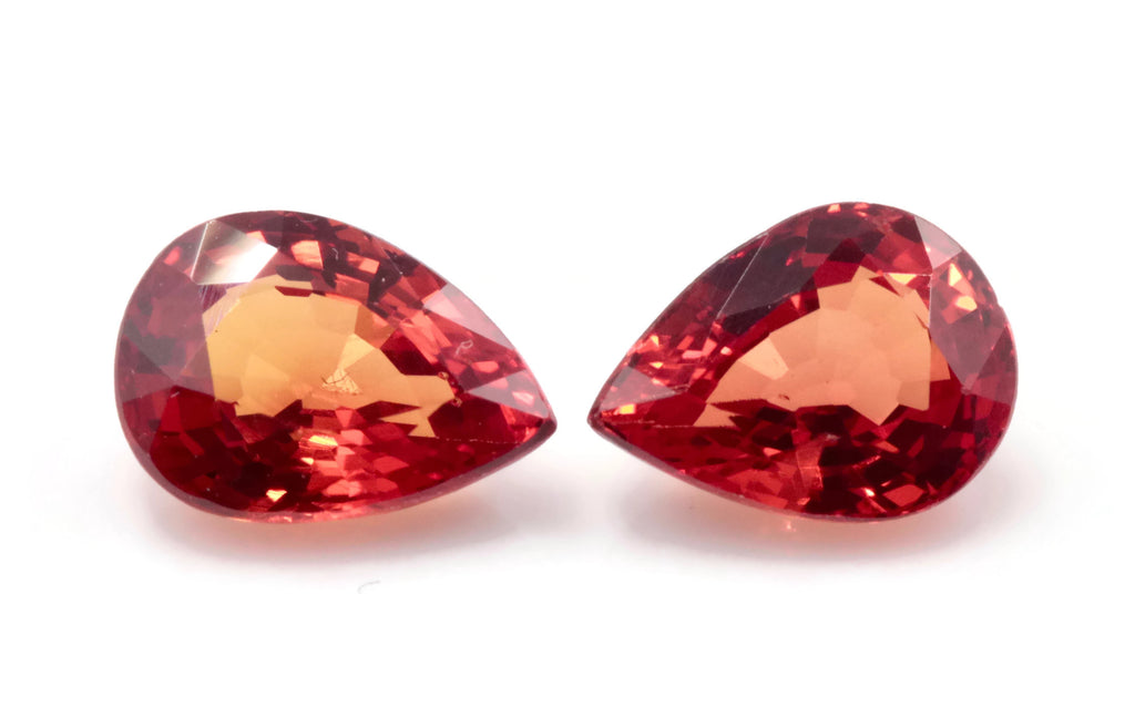 Red Sapphire Pear 7x5mm-Red Sapphire-Planet Gemstones