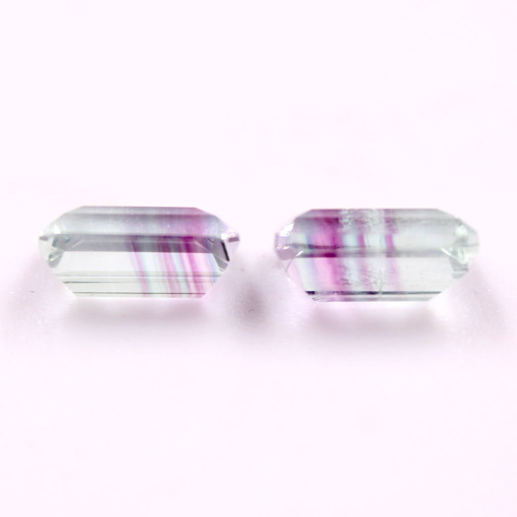 Fluorite Pair 11x9mm 9.65cts-Fluorite-Planet Gemstones