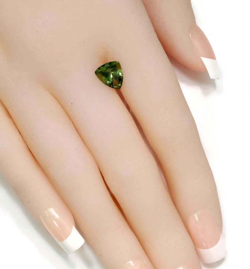Green Tourmaline 9x8mm-Tourmaline-Planet Gemstones