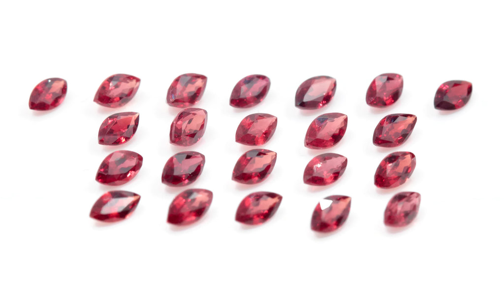 Sapphire 5x2mm-Orange Sapphire-Planet Gemstones