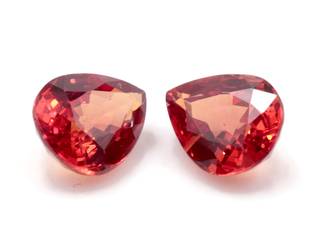 Red Sapphire Pear 7x5mm-Red Sapphire-Planet Gemstones