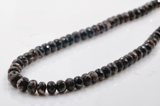 Zuby quratz roundell faceted beads-Planet Gemstones