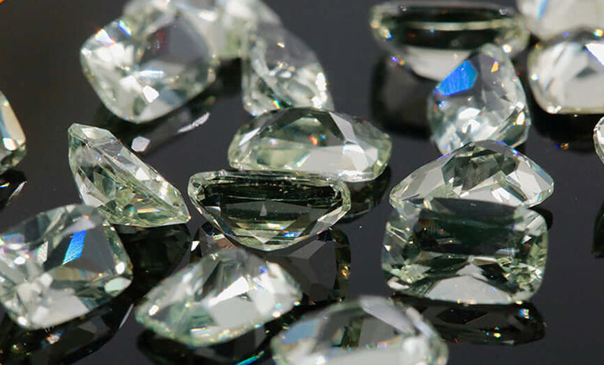 Natural Green Beryl Gemstone Faceted Green Beryl Loose Stone Genuine Green Beryl HELIODOR cushion 7x5mm 0.75ct DIY Jewelry Supplies-Planet Gemstones