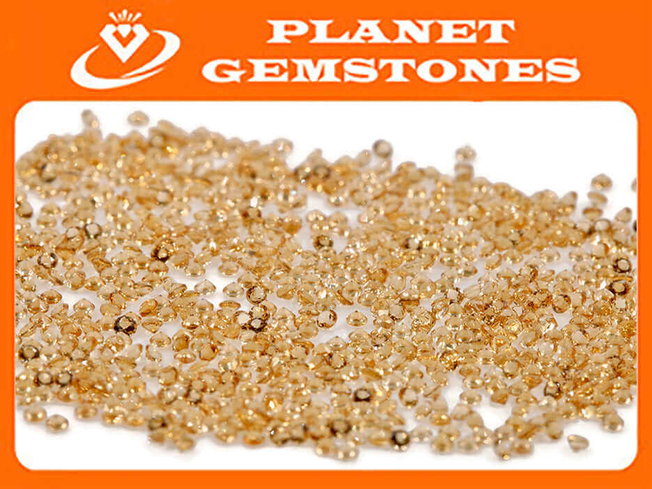 Citrine Round 1.5mm-CITRINE-Planet Gemstones
