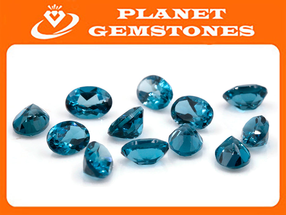 Natural Blue Topaz Gemstone Genuine Blue Topaz Faceted November Birthstone Blue Topaz Loose Blue Topaz 7x5mm 2.12cts SKU:114464-Blue Topaz-Planet Gemstones