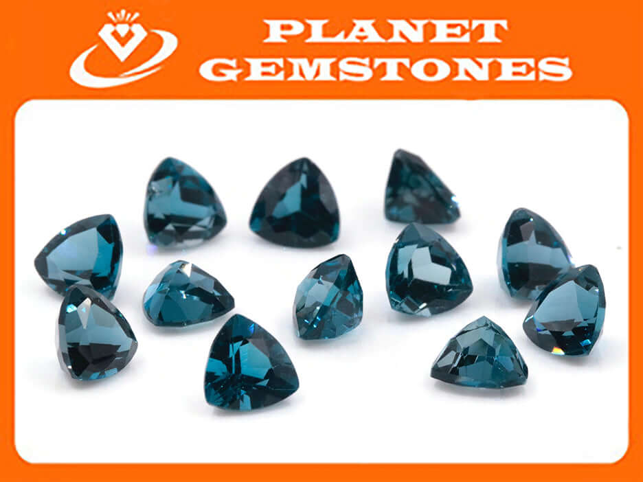 Natural Blue Topaz Gemstone Genuine Blue Topaz Faceted November Birthstone Blue Topaz London Blue Topaz 7mm 1.60cts SKU:114458-Blue Topaz-Planet Gemstones