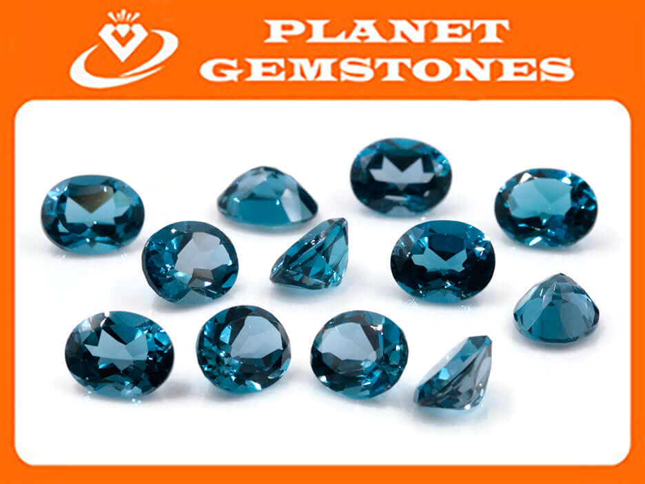 Natural Blue Topaz Gemstone Genuine Blue Topaz Faceted November Birthstone Blue Topaz London Blue Topaz 10x8mm 3.26cts SKU:114474-Blue Topaz-Planet Gemstones