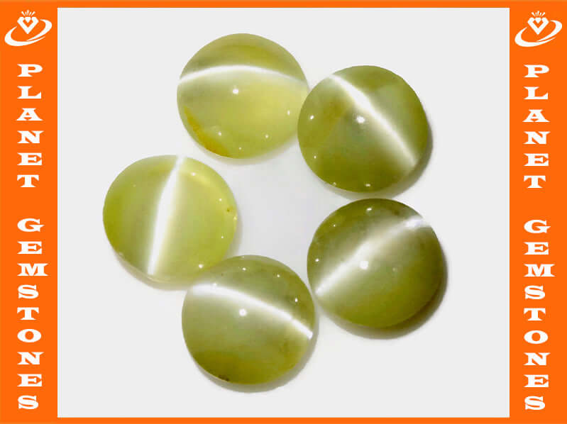 Chrysobery Cats Eye 4.5mm-Planet Gemstones