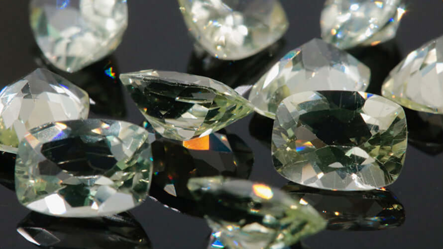 Green Beryl Cushion 8x6mm-Planet Gemstones