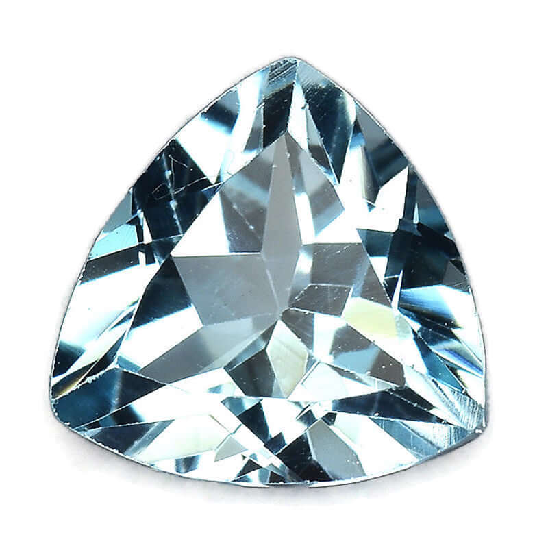Topaz Trillion 7mm-Blue Topaz-Planet Gemstones