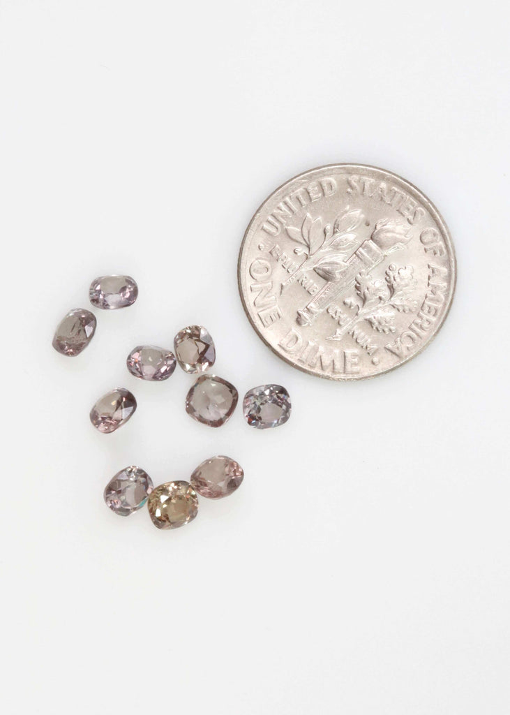 Color Change Garnet Cushion 4mm-Garnet-Planet Gemstones