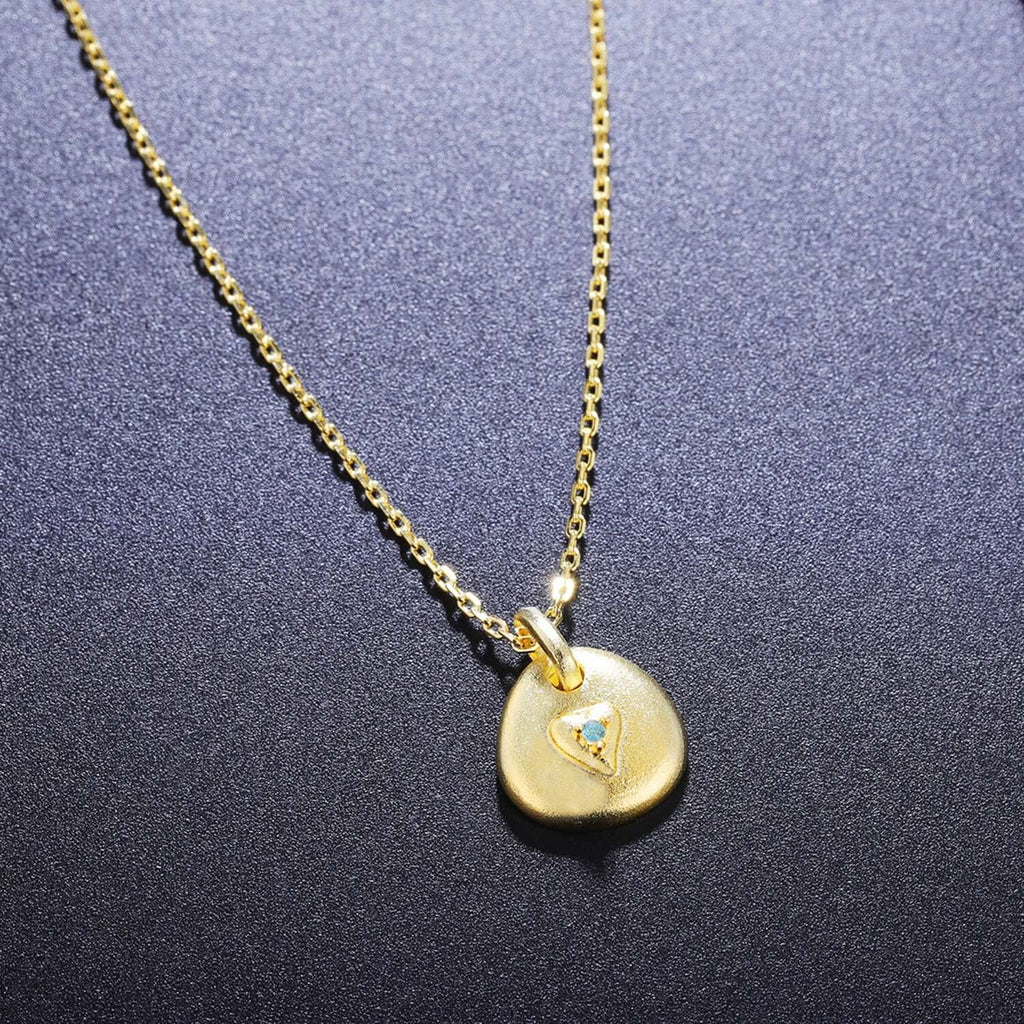 Heart-shaped alexandrite pendant
