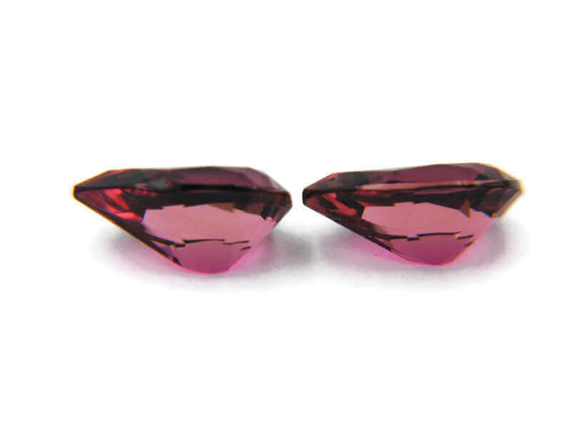 Tourmaline loose tourmaline pair Tourmaline Pink tourmaline DIY jewelry tourmaline stone loose tourmaline 9x6mm 2.69cts SKU:107706-Planet Gemstones