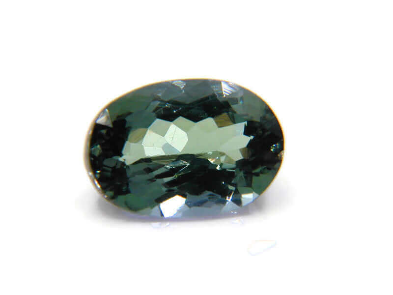 Green Tanzanite Oval 10x7mm-Tanzanite-Planet Gemstones