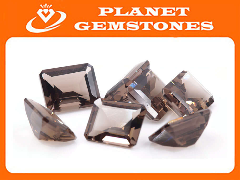 Smokey Quartz 10X8mm-QUARTZ-Planet Gemstones
