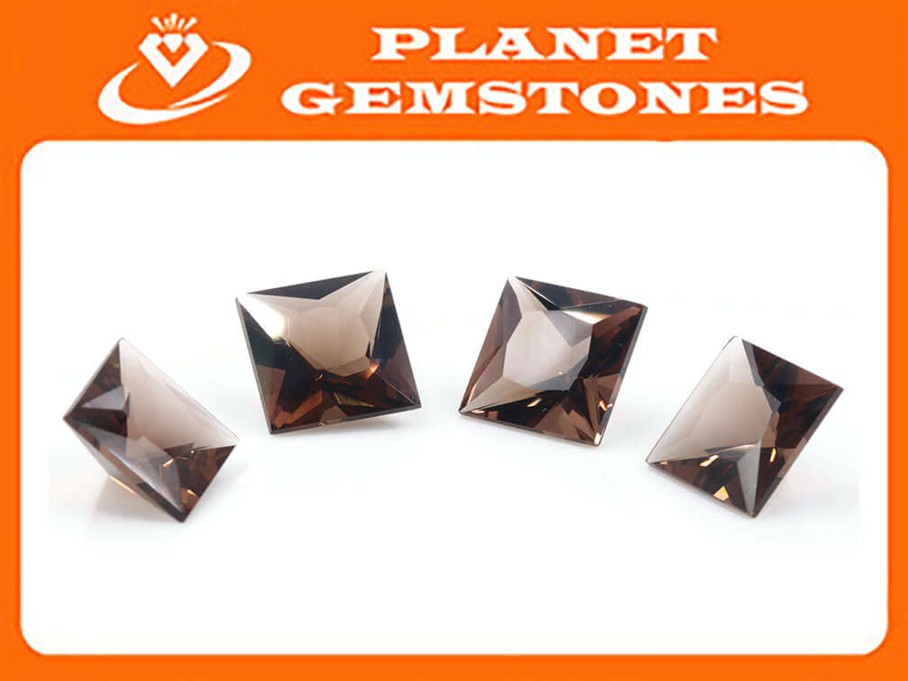 Smoky Quartz 9mm 3cts-QUARTZ-Planet Gemstones