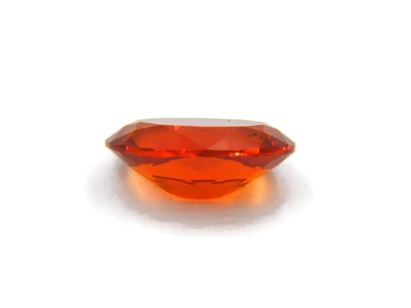 Natural Fire Opal Mexican Fire Opal October birthstone Fire Opal Gemstone Faceted Fire Opal Fire Loose Stone Oval 11x6 1.85 cts SKU:105168-opal-Planet Gemstones