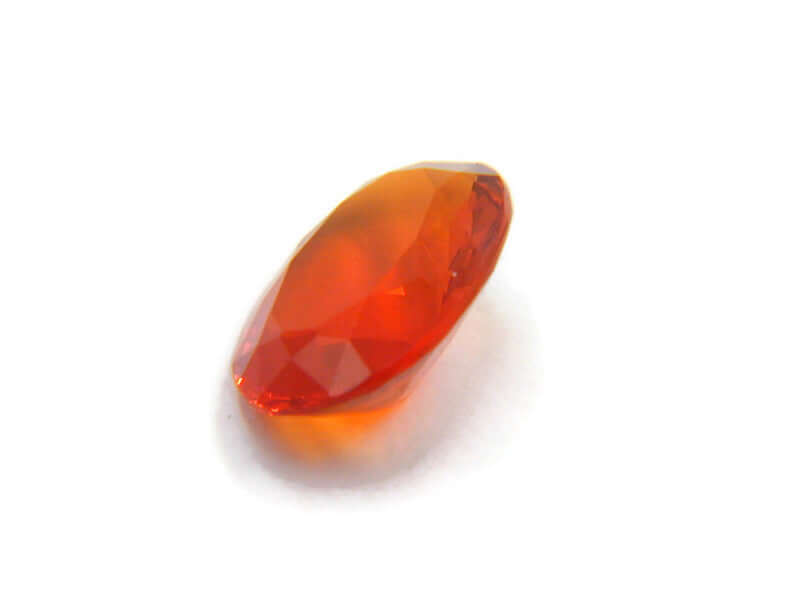 Natural Fire Opal Mexican Fire Opal October birthstone Fire Opal Gemstone Faceted Fire Opal Fire Loose Stone Oval 11x6 1.85 cts SKU:105168-opal-Planet Gemstones