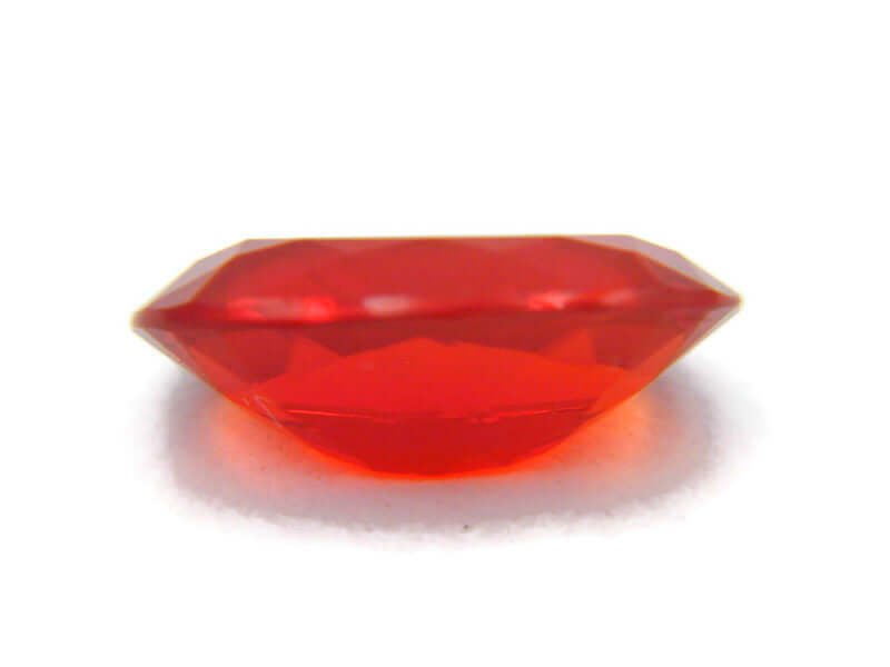 Natural Fire Opal Mexican Fire Opal October birthstone Fire Opal Gemstone Faceted Fire Opal Fire Loose Stone Oval 10x7mm 1.36 cts SKU:105203-opal-Planet Gemstones