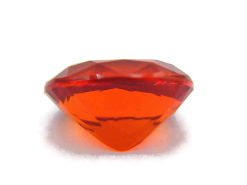 Natural Fire Opal Mexican Fire Opal October birthstone Fire Opal Gemstone Faceted Fire Opal Fire Loose Stone Oval 9x7 1.39 cts SKU:105209-opal-Planet Gemstones