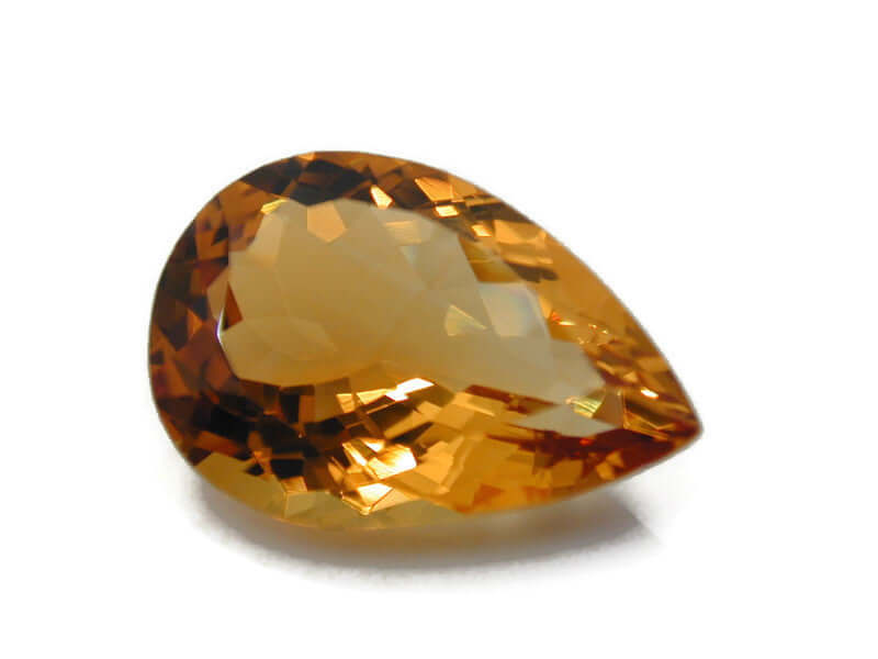 Natural citrine citrine gemstone loose citrine faceted citrine citrine stone citrine birthstone citrine quartz citrine point SKU:105974-CITRINE-Planet Gemstones