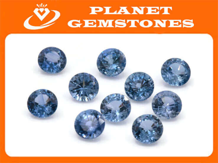 Blue Sapphire Variety 4.25mm 0.38ct Sapphire Gemstone Genuine Sapphire for Sapphire Jewelry loose sapphire Birthstone wedding gemstone-Planet Gemstones