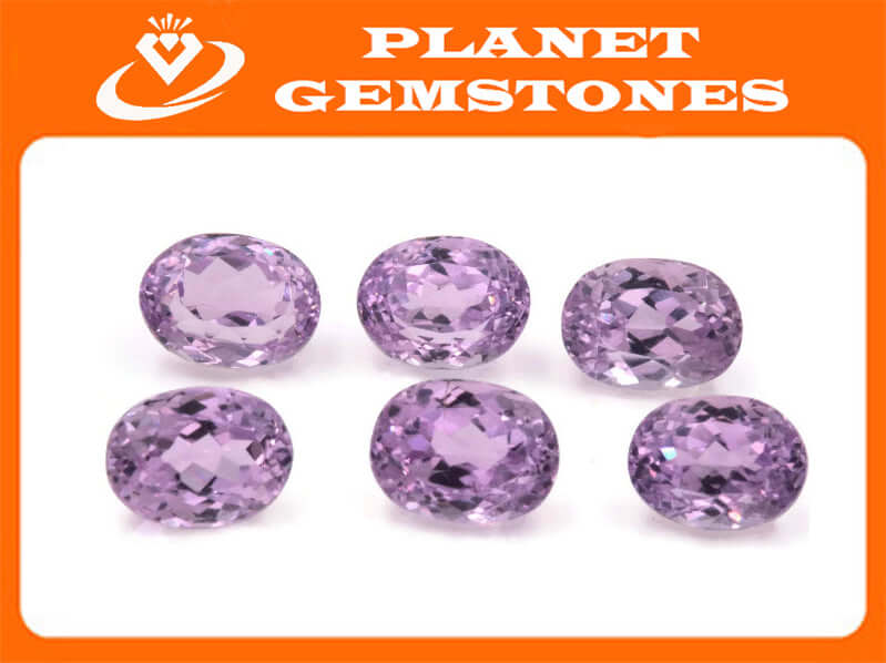Kunzite Oval 8x6mm-Planet Gemstones