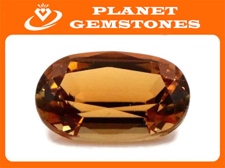 Yellow Tourmaline 9x6mm-Tourmaline-Planet Gemstones