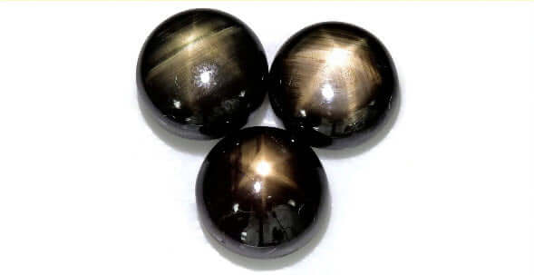 Natural Sapphire Star Sapphire Black Star Sapphire September Birthstone Golden Star Sapphire DIY Jewelry RD 4.3ct 9mm-Planet Gemstones