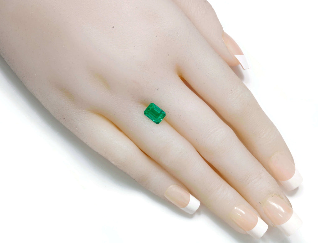 Natural Emerald Colombian Emerald May Birthstone Genuine Emerald Emerald Gemstone Emerald Green Emerald Ocatagon 8x6mm SKU:114533-Emerald-Planet Gemstones