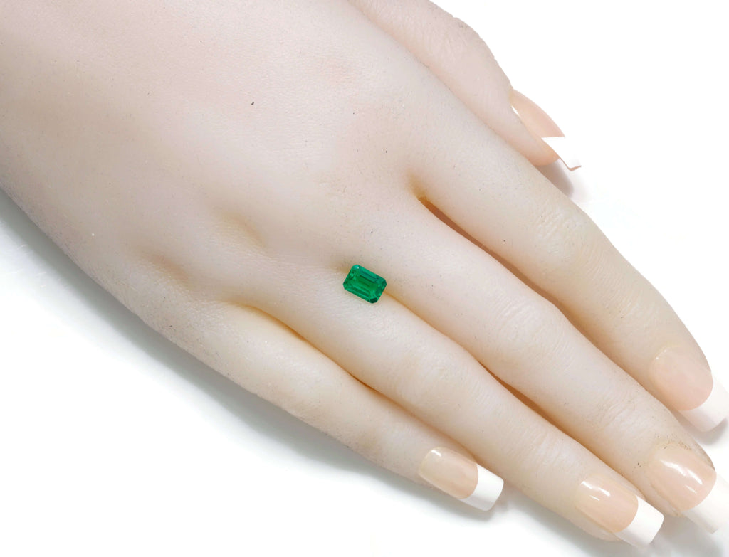 Natural Emerald Colombian Emerald May Birthstone Genuine Emerald Emerald Gemstone Emerald Green Emerald Ocatagon 7x5mm SKU:114537-Emerald-Planet Gemstones