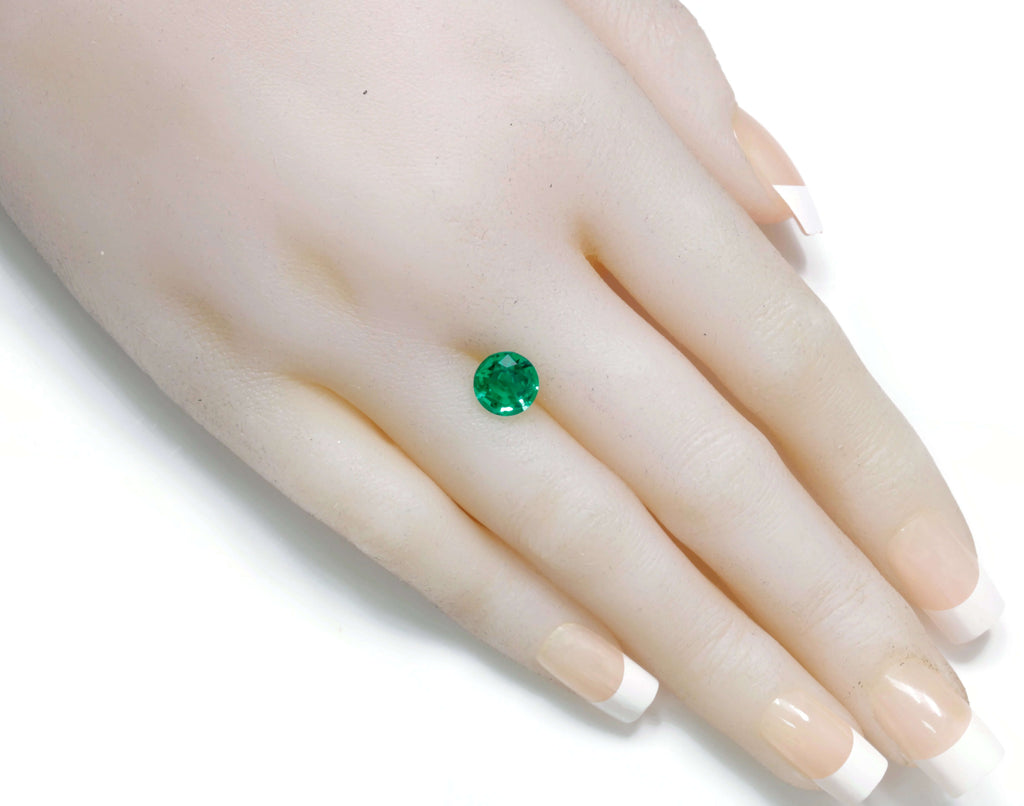 Natural Emerald Colombian Emerald May Birthstone Genuine Emerald Emerald Gemstone Emerald Green Emerald Round 8mm SKU:114546-Emerald-Planet Gemstones