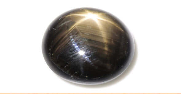 Natural Sapphire Star Sapphire Black Star Sapphire September Birthstone Golden Star Sapphire DIY Jewelry Supplies RD 20.48ct 15.7x14mm-Planet Gemstones