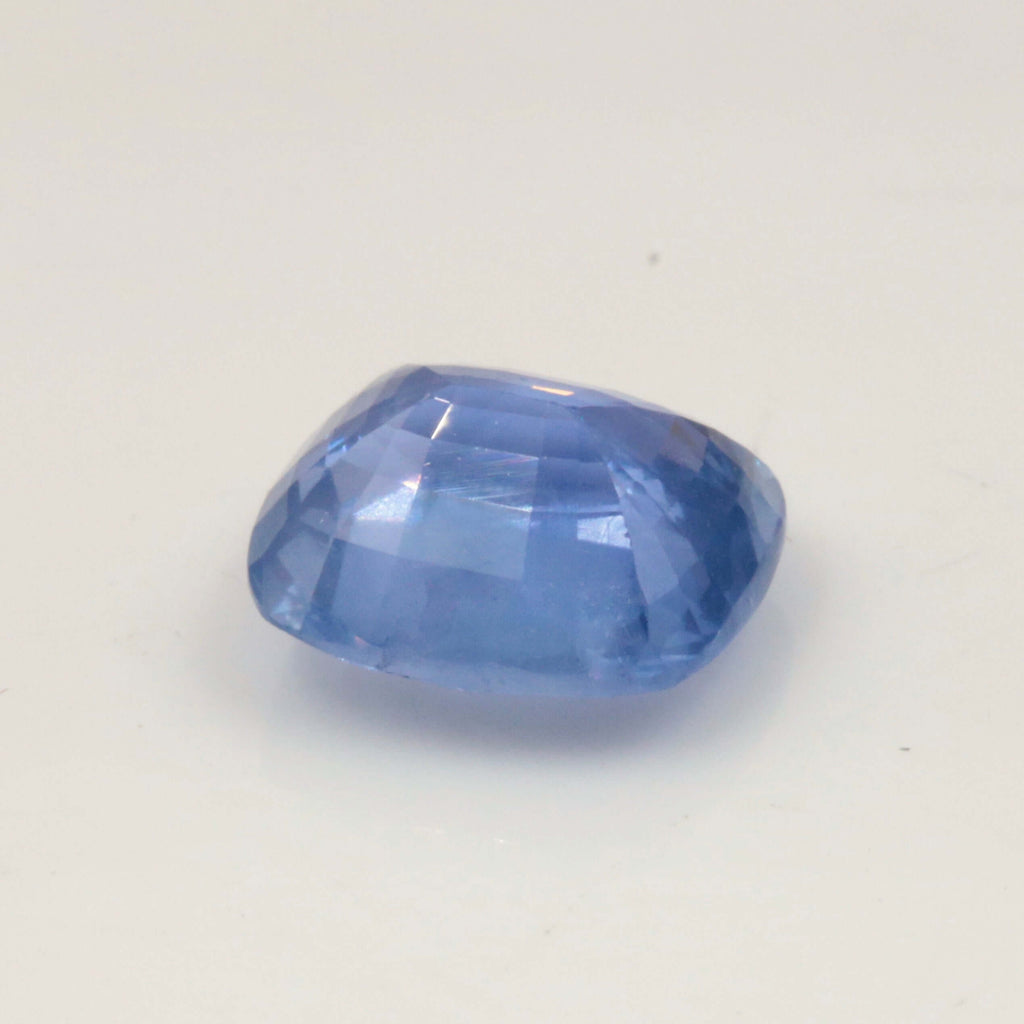 Natural Blue Faceted Cushion Sapphire Gemstone Genuine Sapphire sapphire Montana Sapphire Certified sapphire 3.06ct SKU 115647-Sapphire-Planet Gemstones