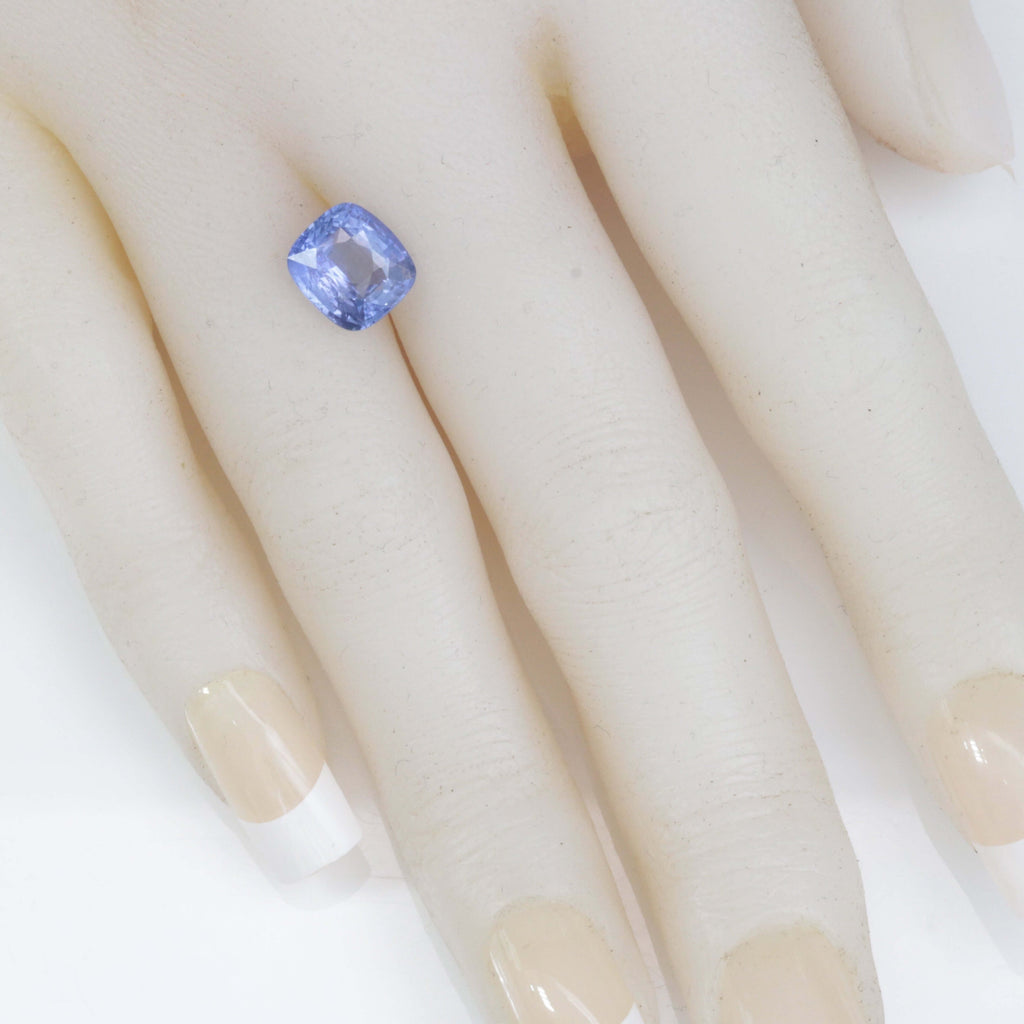 Ceylon Sapphire Cushion 3cts-Sapphire-Planet Gemstones