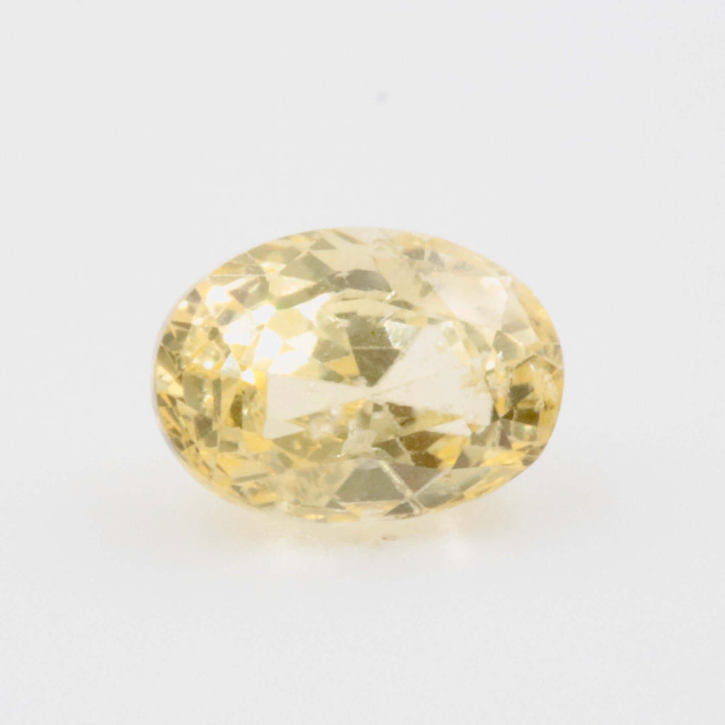 Natural Yellow Sapphire Certified Oval Sapphire DIY Jewelry Supply September birthstone Genuine Yellow Sapphire Gemstone 3.70 ct SKU 115659-Sapphire-Planet Gemstones