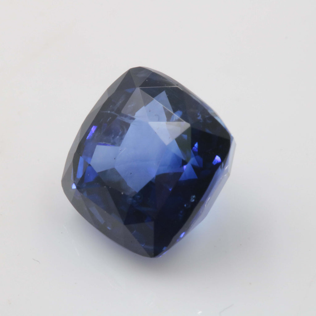 Natural Blue Faceted Cushion Sapphire Gemstone Genuine Cushion Sapphire Faceted sapphire Blue Sapphire Certified sapphire 4.99 ct SKU 115663-Sapphire-Planet Gemstones