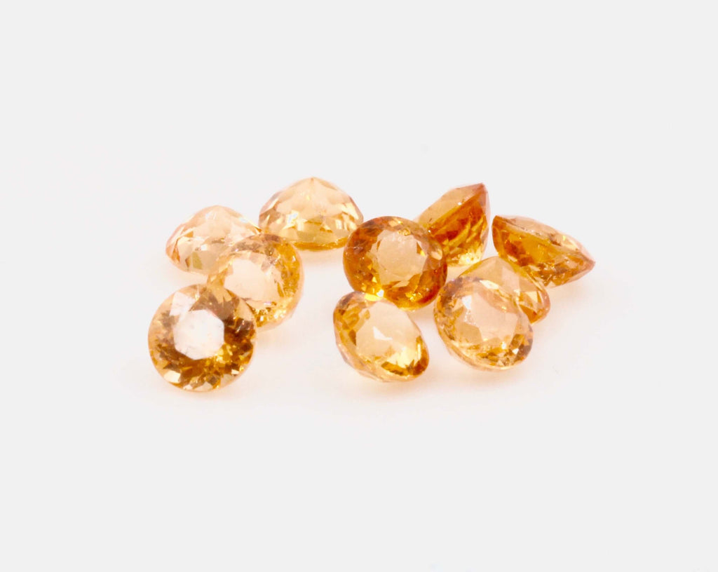 Spessartine Garnet Round 4.5mm-Garnet-Planet Gemstones