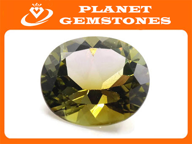 Natural Tourmaline Green Tourmaline DIY Jewelry Supply Tourmaline October birthstone Black Tourmaline Tourmaline 6.39ct 13x11x7mm-Tourmaline-Planet Gemstones