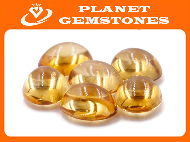 Citrine Cabochon 11x9mm-Planet Gemstones