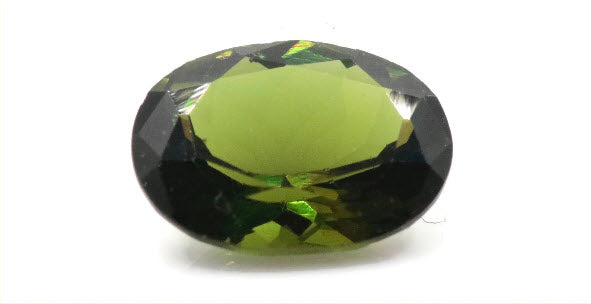 Natural Green Tourmaline Gemstone Black Tourmaline Stone October Birthstone DIY Jewelry Supply Tourmaline Stone 1.19ct 8.1x6x3.8mm-Tourmaline-Planet Gemstones