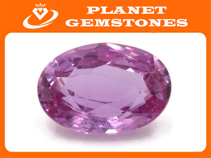 Natural Pink Sapphire 9x6mm 2.09ct September Birthstone Sapphire Gemstone DIY Jewelry Supply Sapphire healing stone Pink sapphire-Planet Gemstones