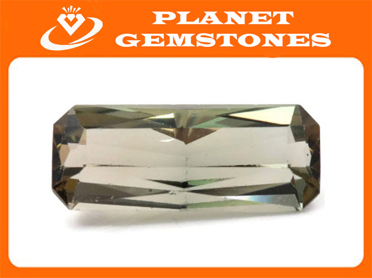 Natural Green Tourmaline Gemstone Black Tourmaline Stone October Birthstone DIY Jewelry Supply Tourmaline Stone 3.22ct 13.8x5.8x5mm-Tourmaline-Planet Gemstones